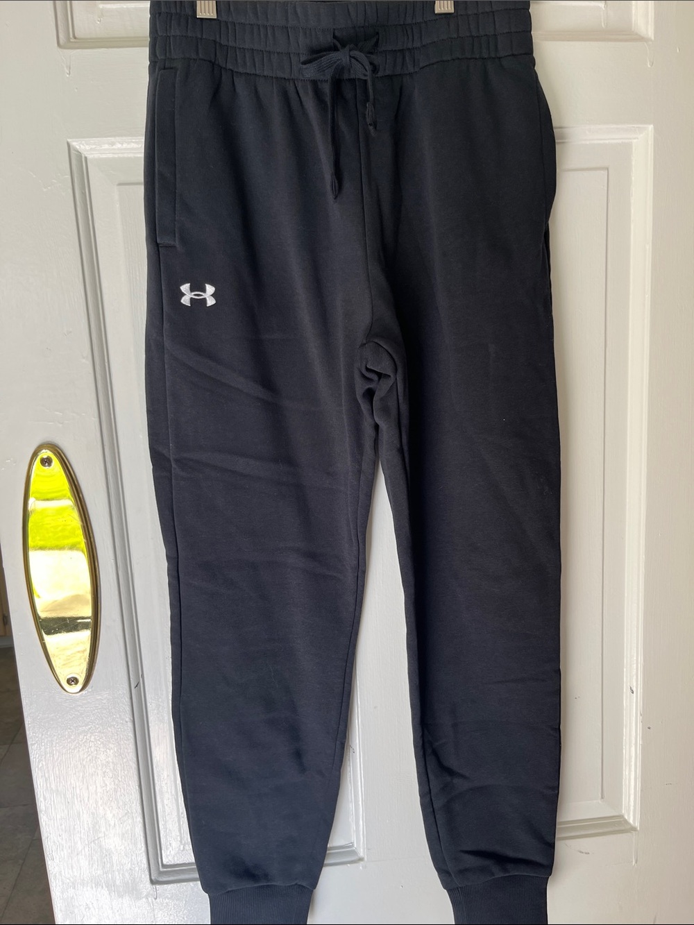 Under Armour Black Logo Joggers with Drawstring NWOT